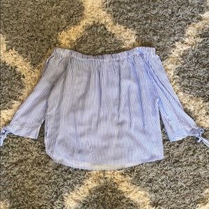 off the shoulder shirt